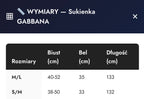 Sukienka GABBANA
