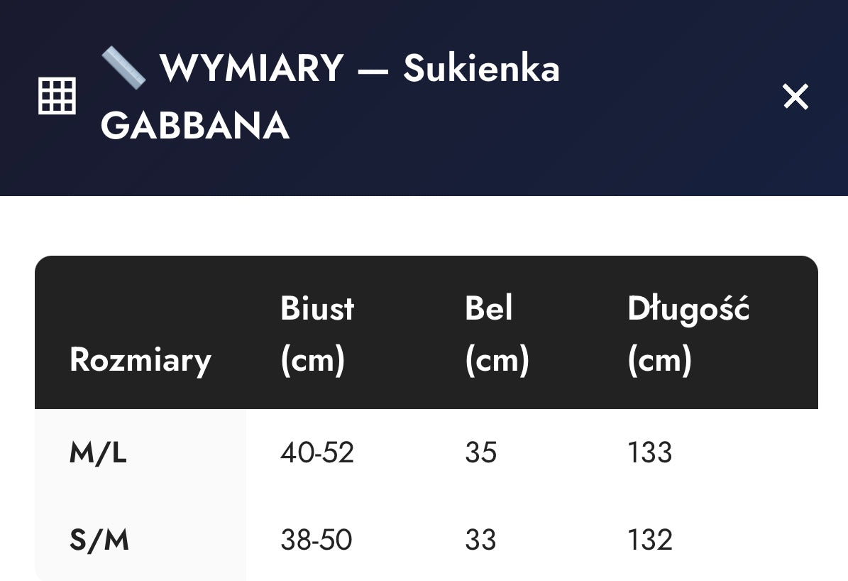 Sukienka GABBANA