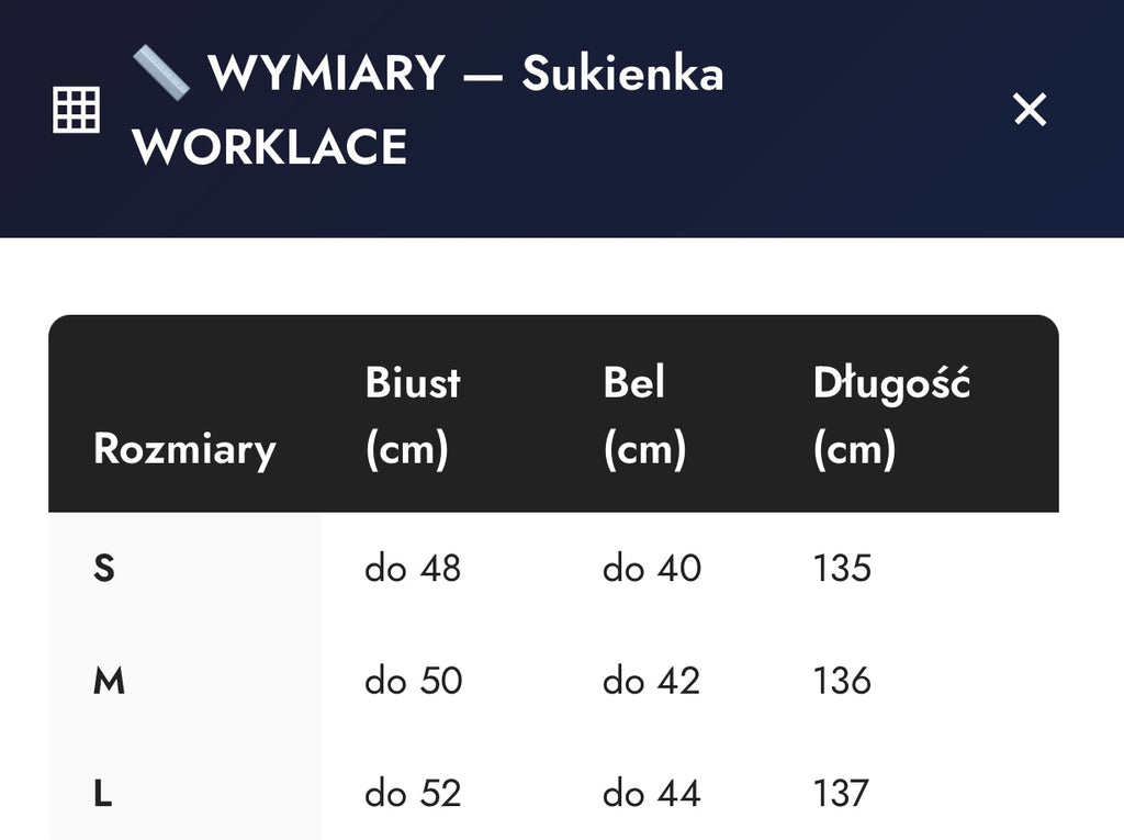 Sukienka WORKLACE