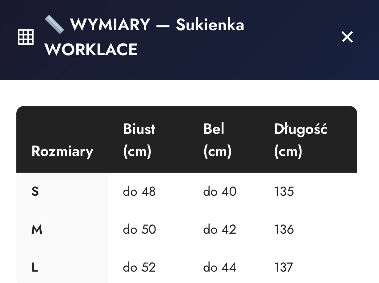 Sukienka WORKLACE