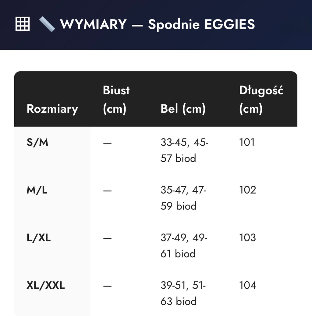 Spodnie EGGIES