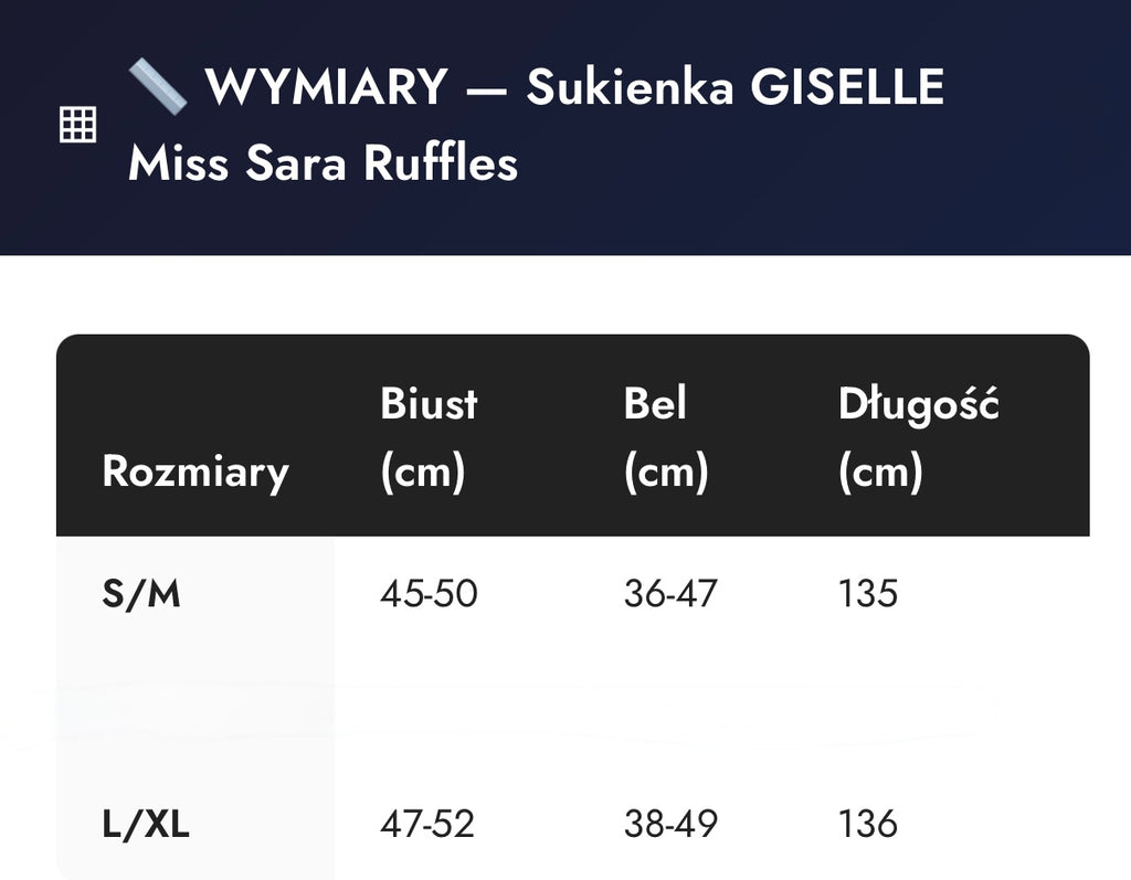 Sukienka GISELLE Miss Sara Ruffles