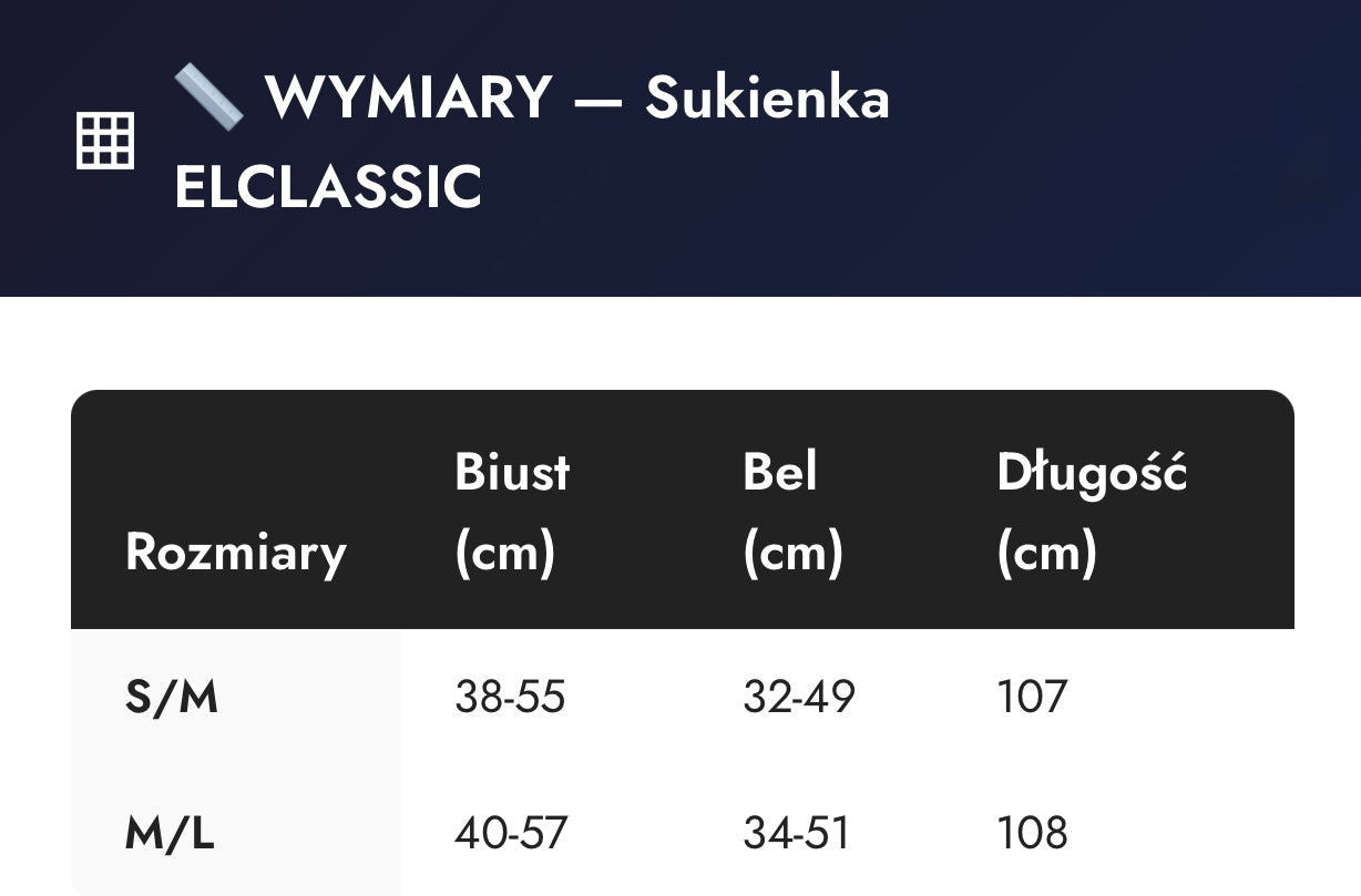 Sukienka ELCLASSIC