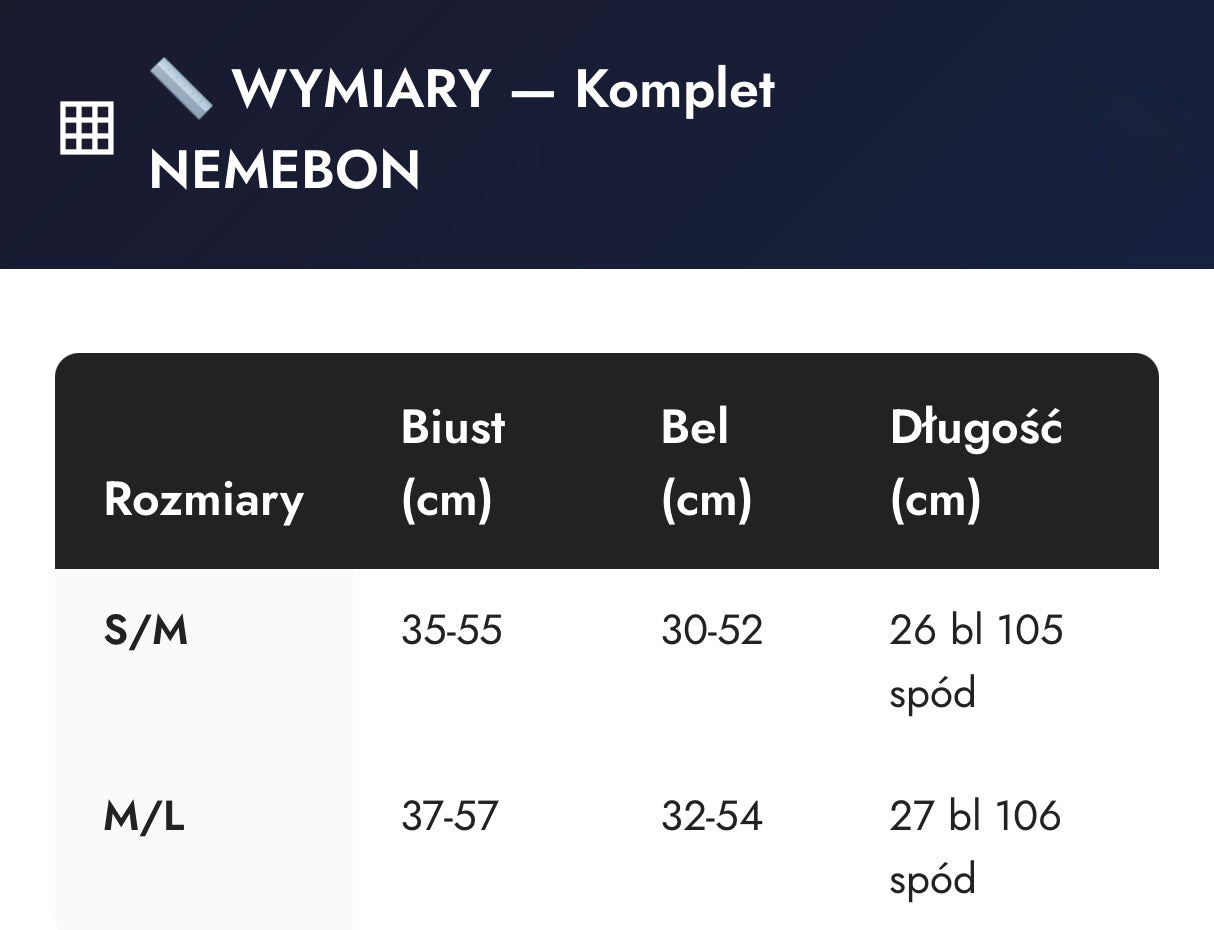 Komplet NEMEBON