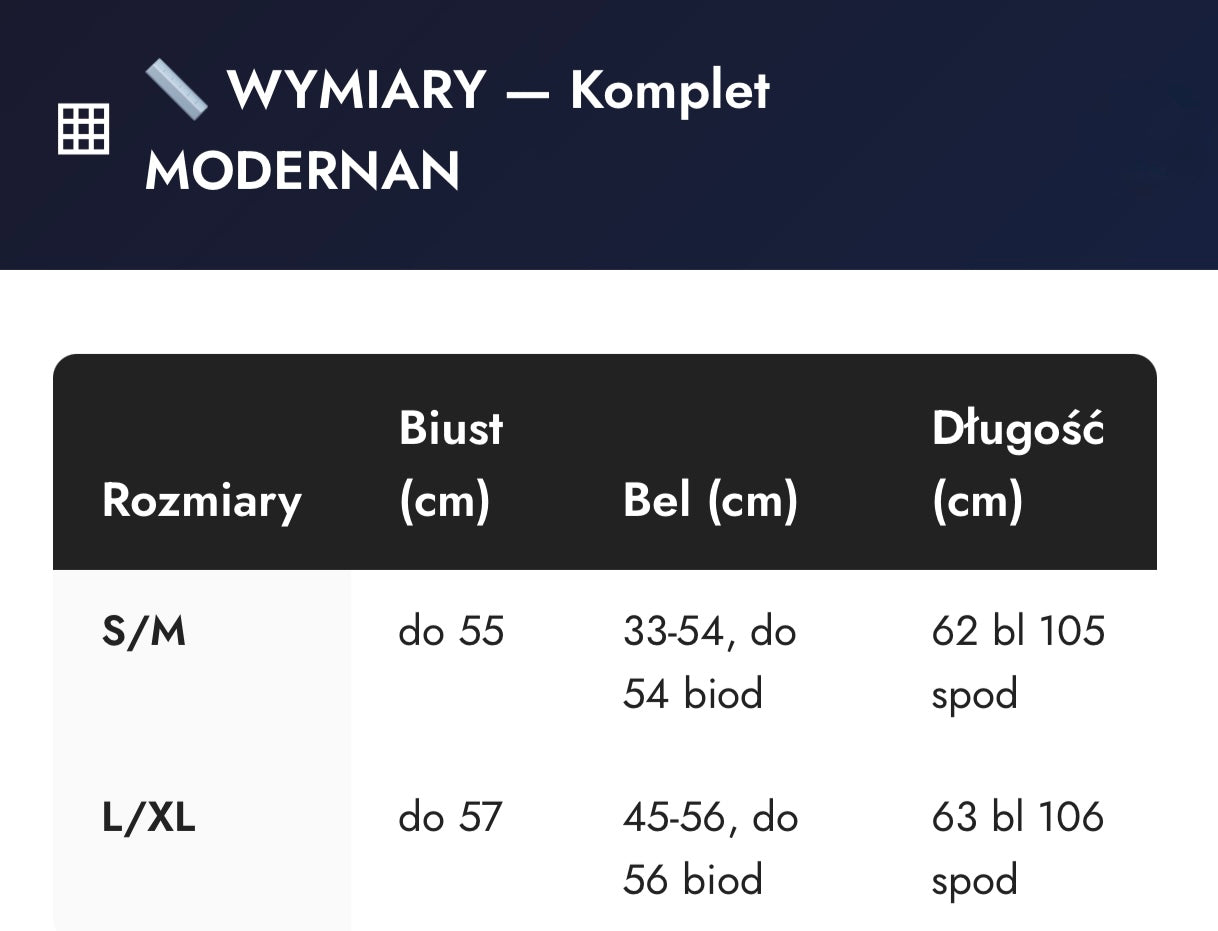 Komplet MODERNAN